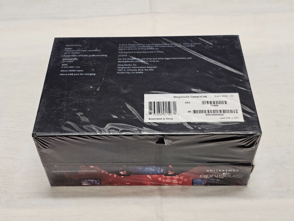 Sling Studio Slingstudio Cameralink Wireless Camera Link SS350-100 Transmitter