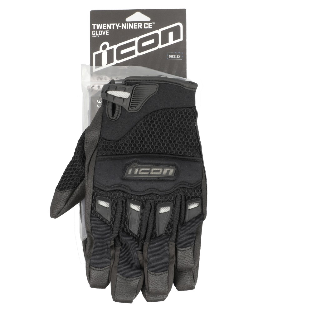 Icon Twenty-Niner Black Gloves 2XL