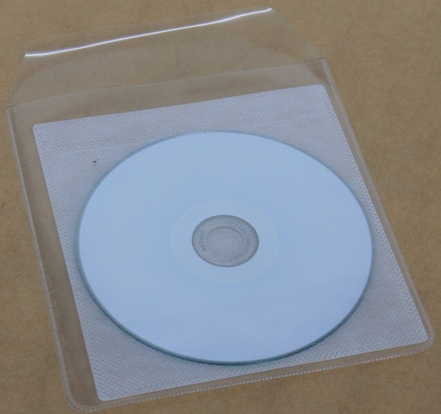 50 Double Sided Ameri Copy Blu Ray CPP Clear Sleeves W/2 Disc Woven