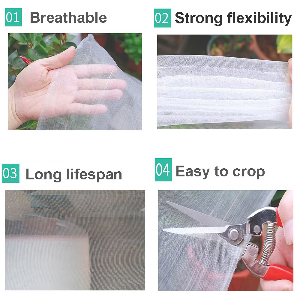 Doors Windows Screen Replacement PVC / nylon Screen Mesh Roll Cuttable DIY