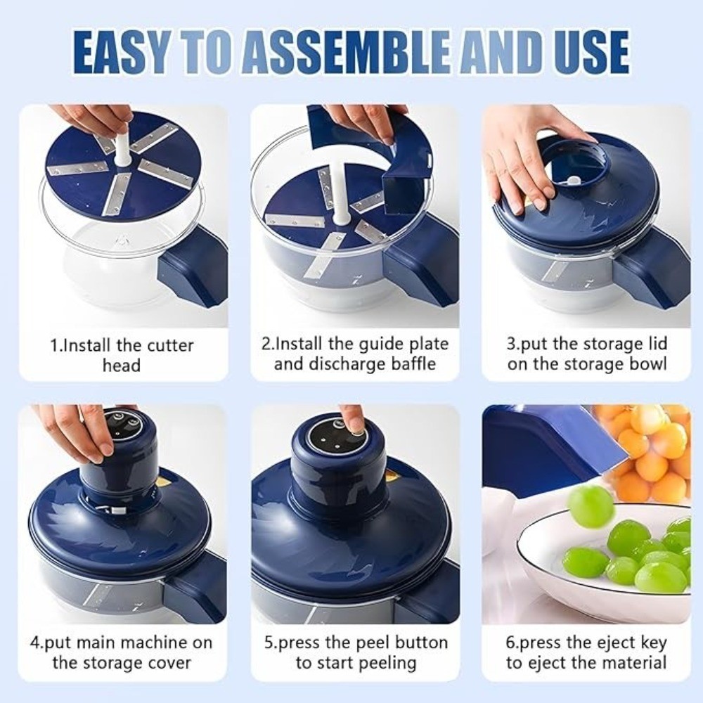 Electric Garlic Peeler Machine Automatic Cherry Tomato Peeling Fruit Skin Remove