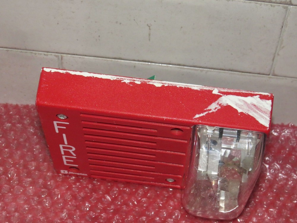 SIMPLEX 4903-9219 FIRE ALARM HORN STROBE RED 100 AVAILABLE