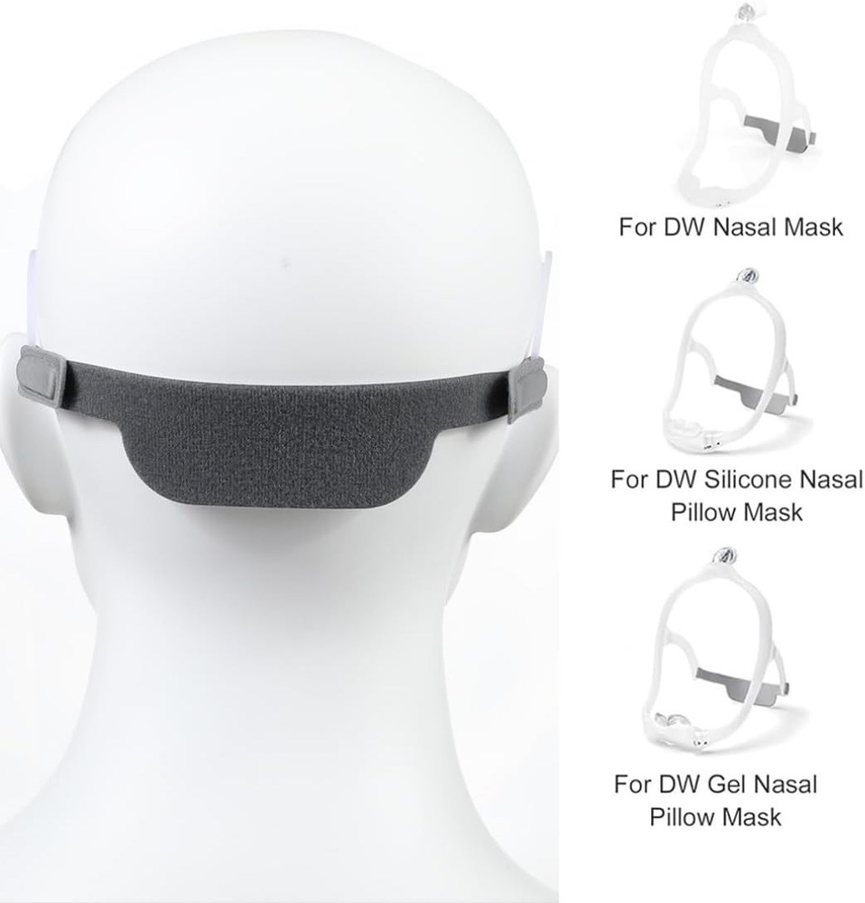 CPAP Headgear Replacement with Arms 2 Pack Adjustable Soft Sleep Support Strap