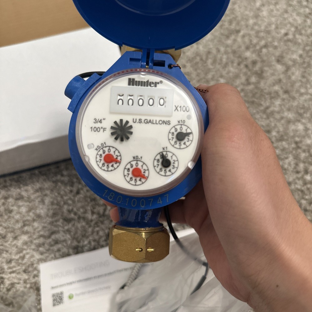Hunter HC-075-FLOW 3/4" HC Flow Meter Irrigation Hydrawise