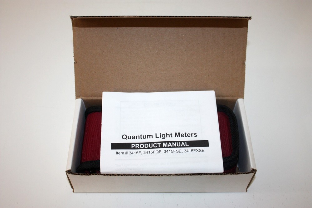 Spectrum Technologies 3415FXSE LightScout Solar/Electric Quantum Meter, Ext Sen