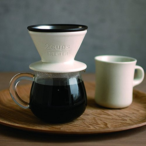 Kinto Slow Coffee Brewer Mug 32 Oz. Gray NEW