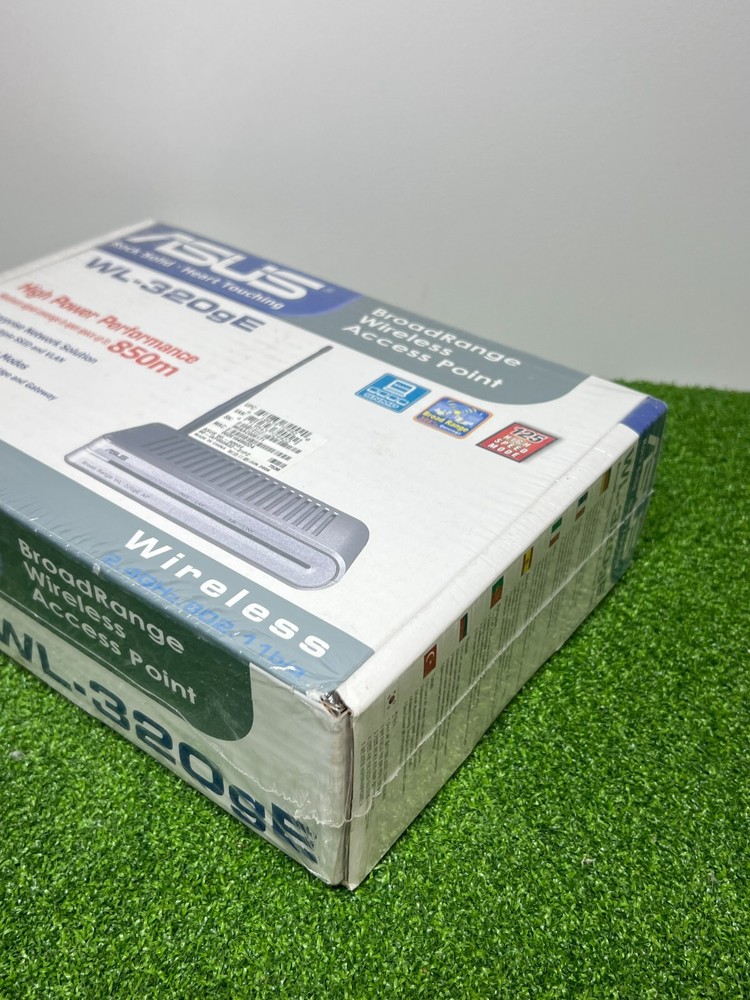 NEW Asus WL-320gE BroadRange Wireless Access Point Bridge Repeater Gateway