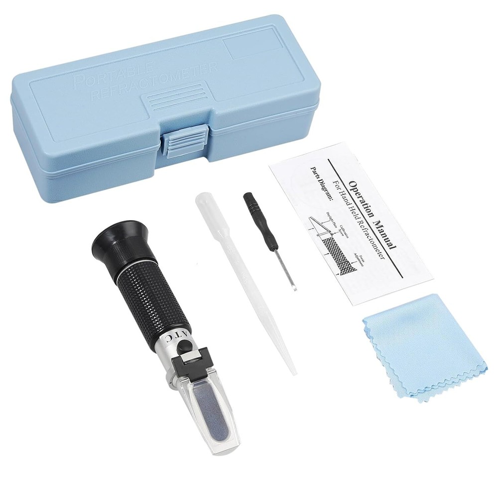 Handheld Milk Refractometer with ATC Milk Testing Equipment Scale Range 0-20%