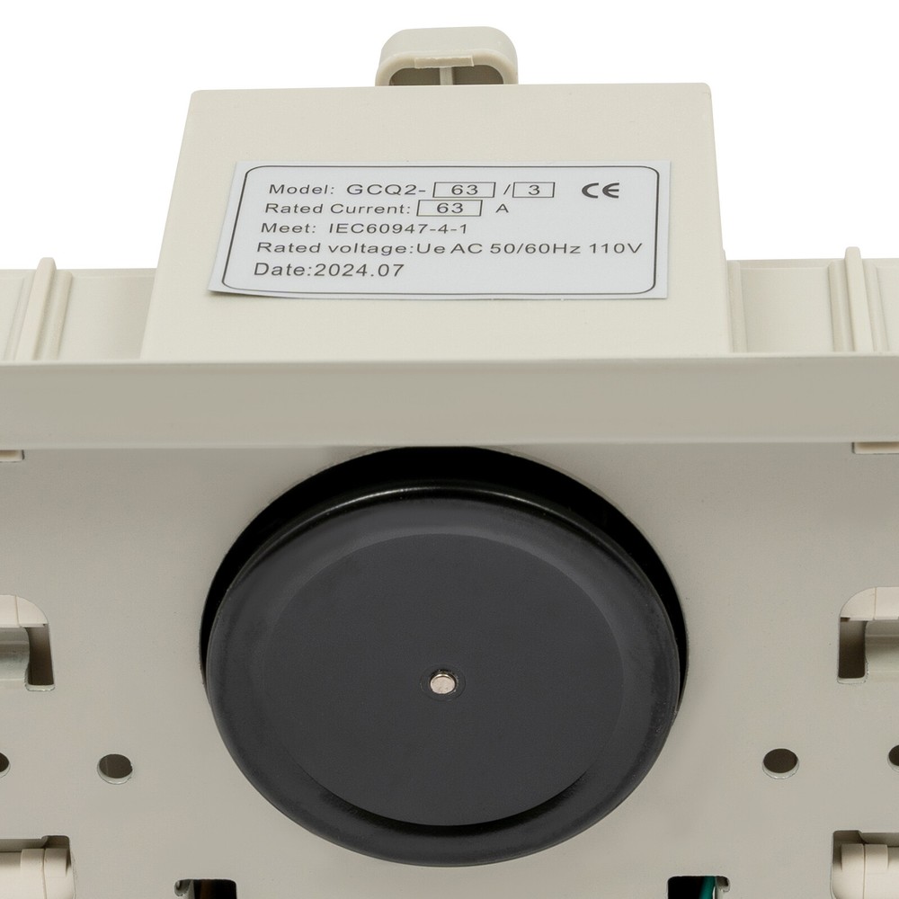 110V AC 63A Automatic Double Power Switch Transfer Switch Screw Mounting Switch