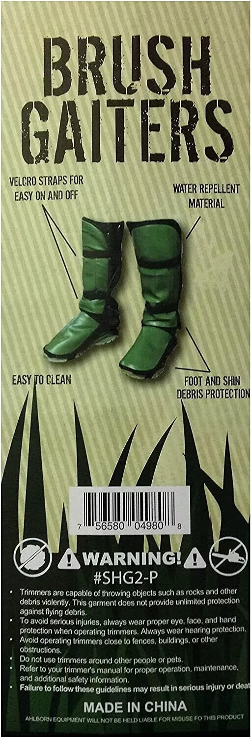 Leg Gaiters for Weed Eating: Lightweight Shin & Ankle Wrap Brush Guard