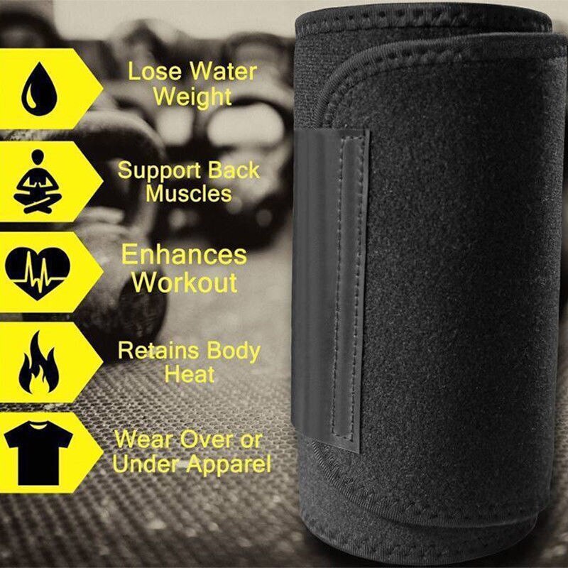 Waist Trimmer Exercise Wrap Belt Burn Fat Weight Loss Body Shaper BT1