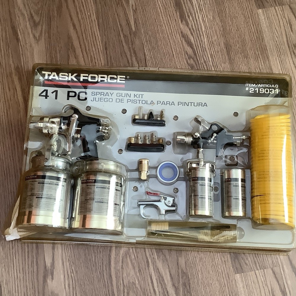 Task Force 41 Piece Professional Air Paint Sprayer Kit