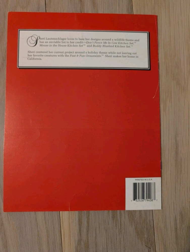 ANNIES ATTIC PLASTIC CANVAS FAST & FUN ORNAMENTS CHRISTMAS BOOKLET PATTERNS