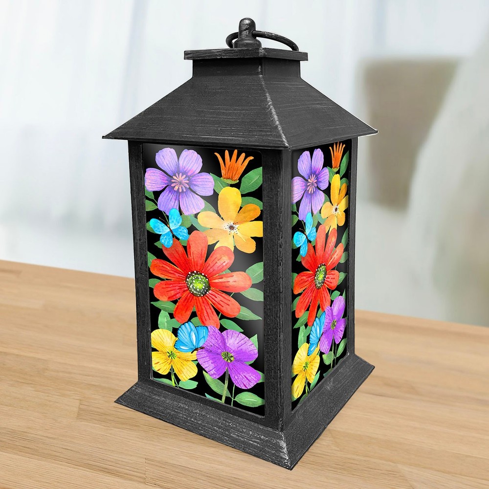 Briarwood Lane Whimsy Flowers Lantern