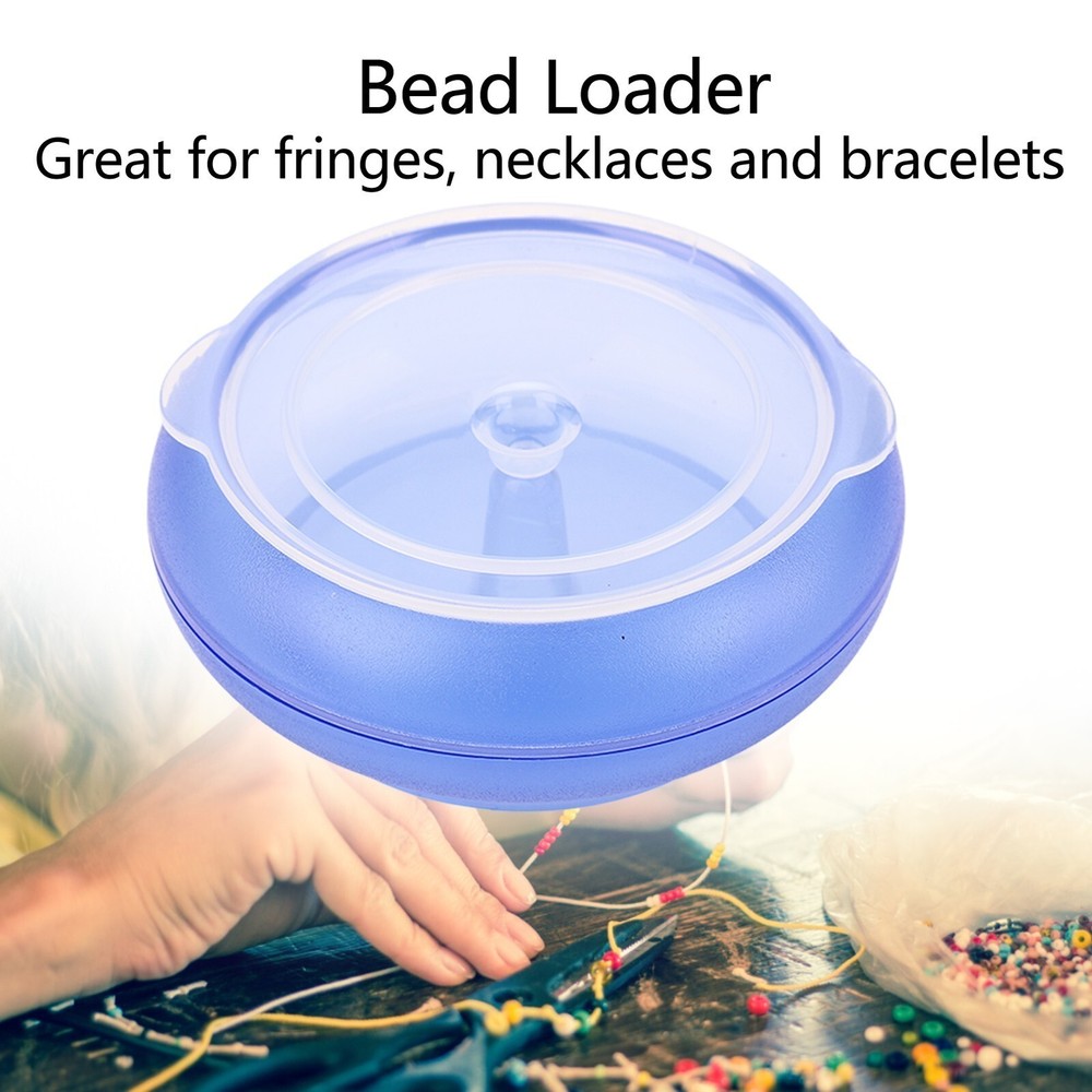 Bead Loader Bowl DIY Beading Clamshell Design Large Capacity Plastic Material