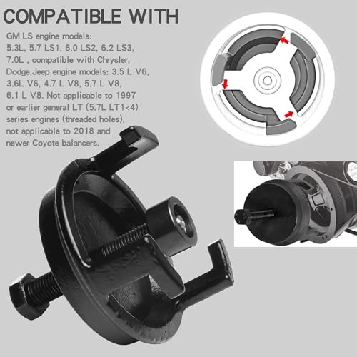 Crank Pulley Puller and Installation Set, Harmonic Balancer Puller and