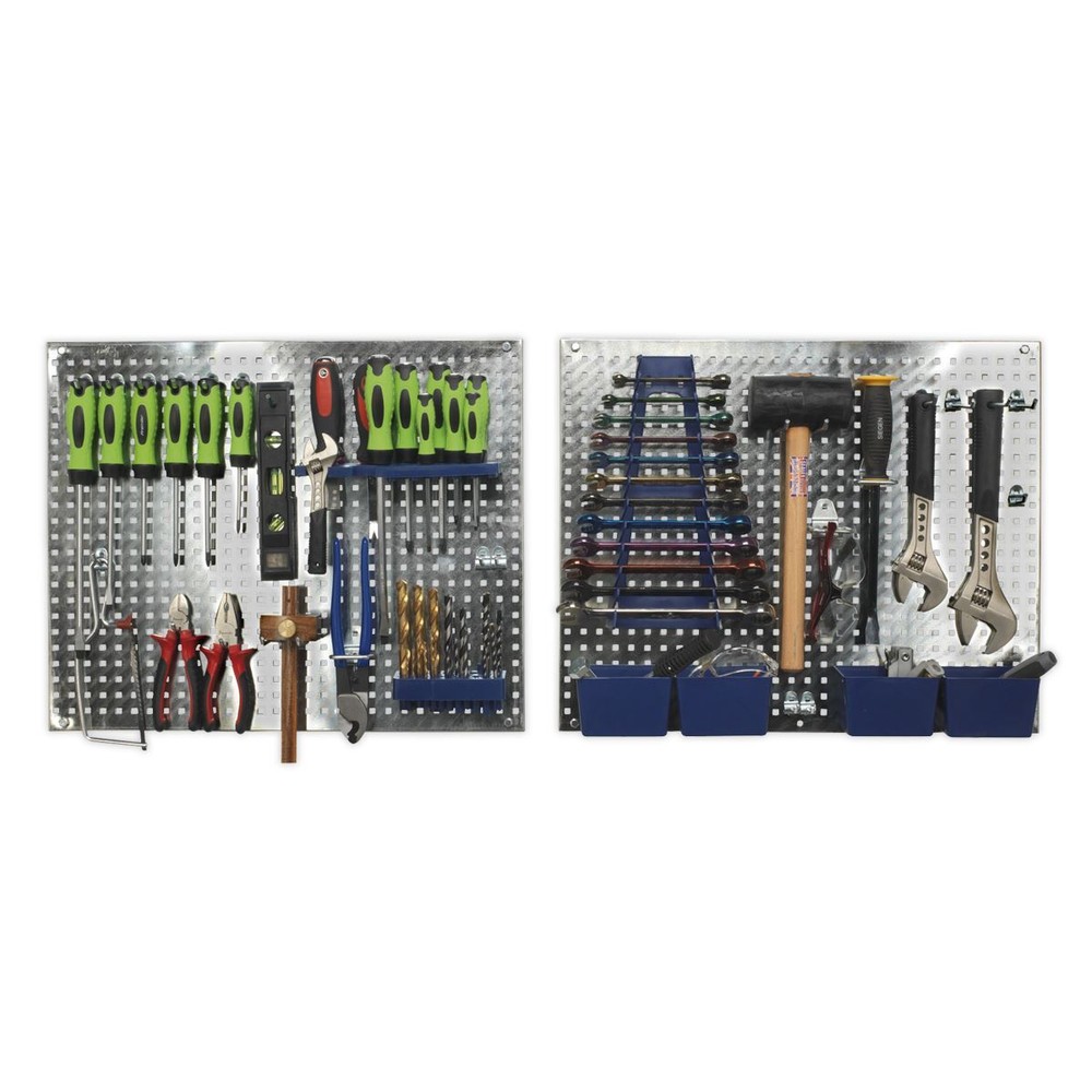Siegen Wall Storage Pegboard Set 34pc S01102