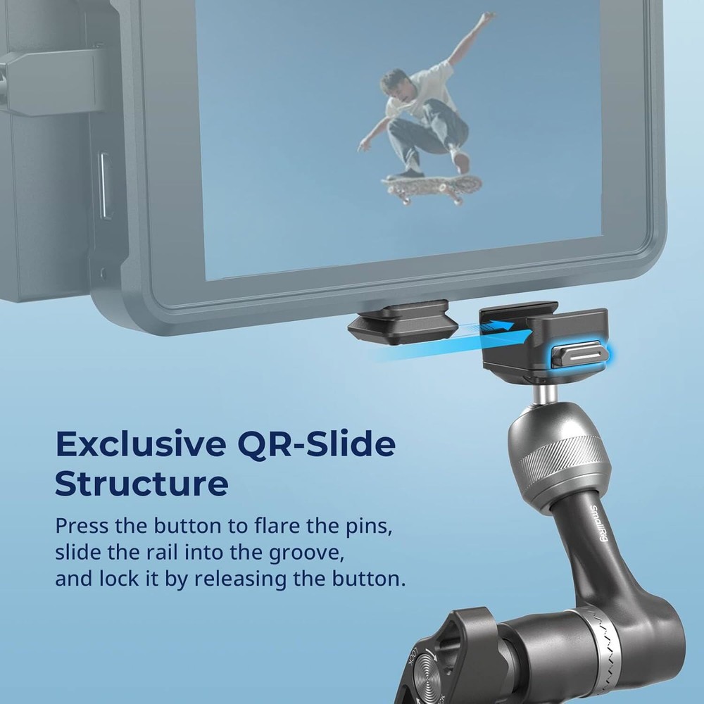 SmallRig HawkLock H21 Quick Release Rosette Magic Arm Max Load Capacity 3.5KG