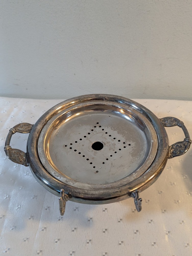 "Pairpoint Mfg" Domed Covered Butter Dish #513-Antique Quadruple Silver Plate