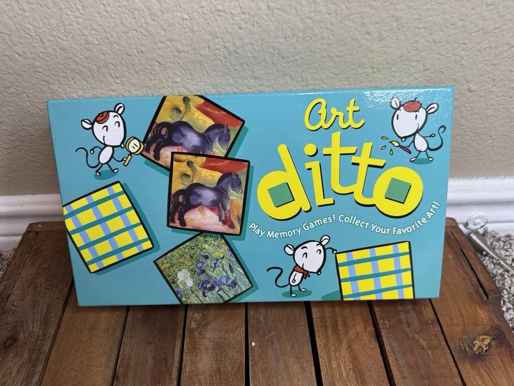 Art Ditto Memory Card Game (Birdcage Press) Complete