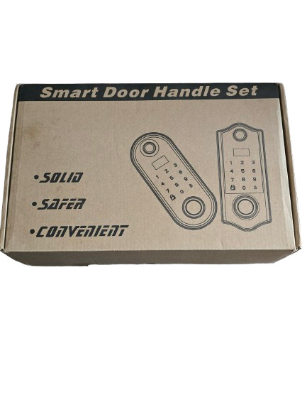 New smart door handle set, Silver, good condition