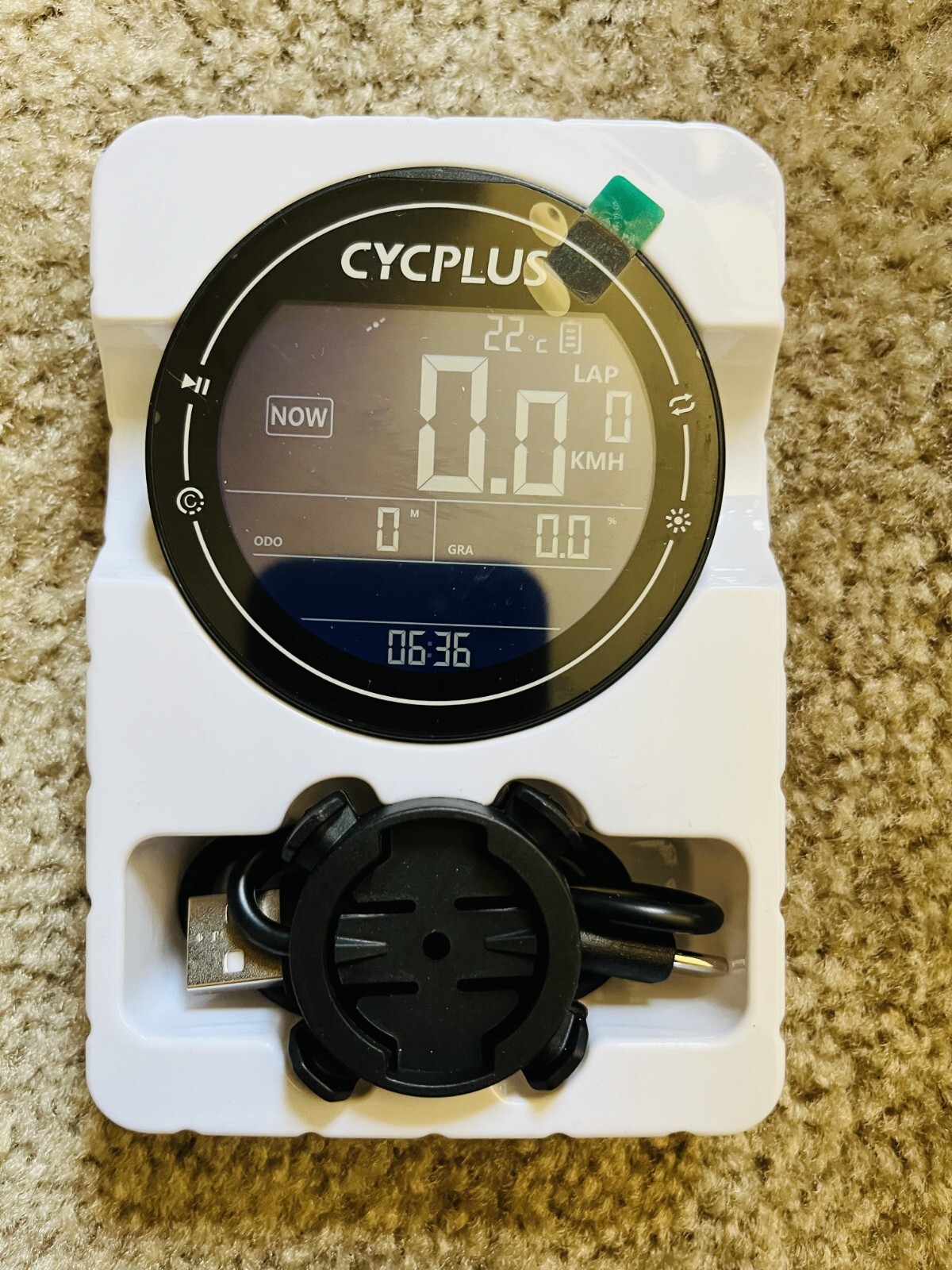 CYCPLUS Wireless GPS Bike Computer, ANT+ Bluetooth Cycling Speedometer Odometer