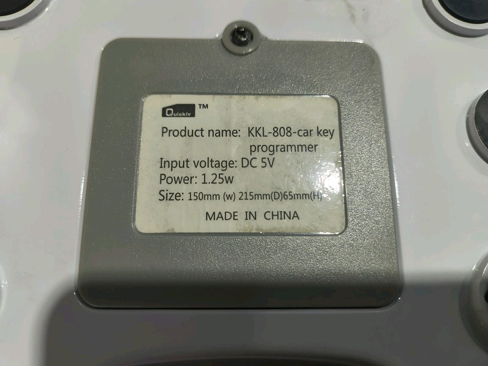 Quickly Car Key Programmer KKL-808 Used Working