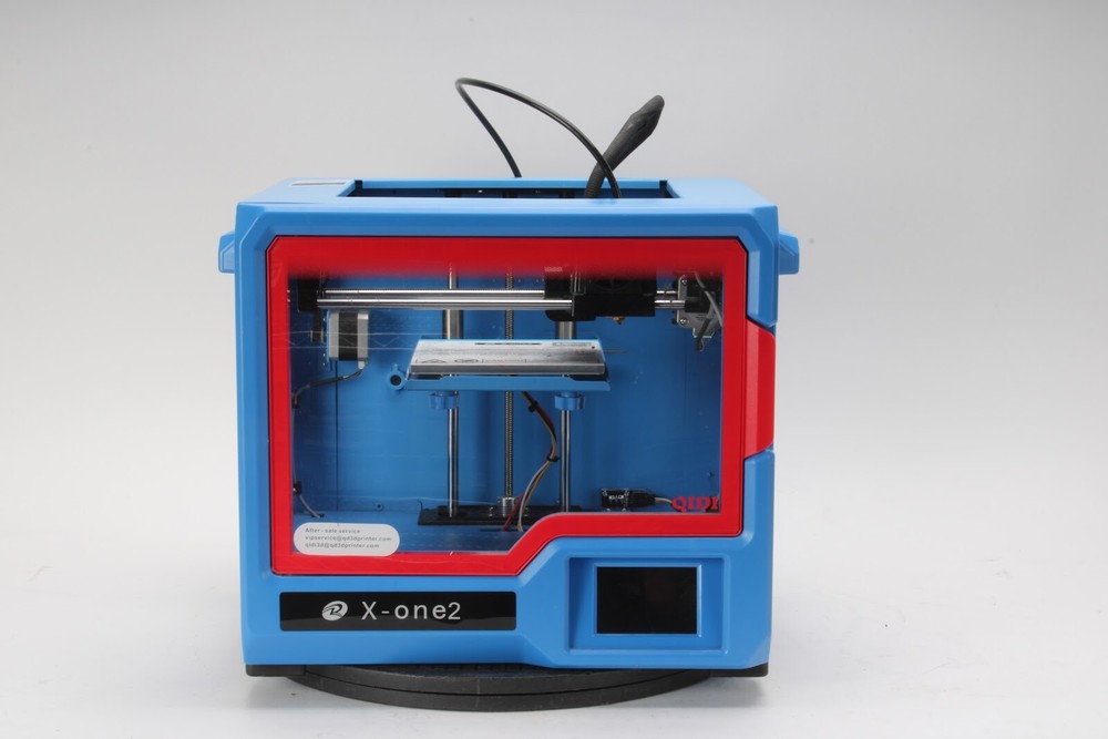 Qidi X-One2 Single Extruder 3D Printer With Red Filament