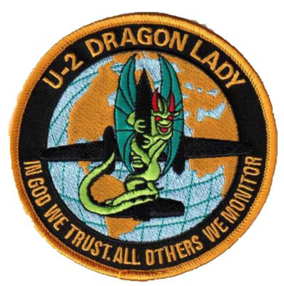Lockheed Martin® U-2 Dragon Lady® Patch, Officially Licensed, 4", With Hook and