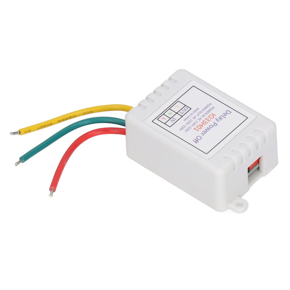 Relay Switch Adjustable Timer Timing Delay 110V‑220V Input 1 Channel Output BEA