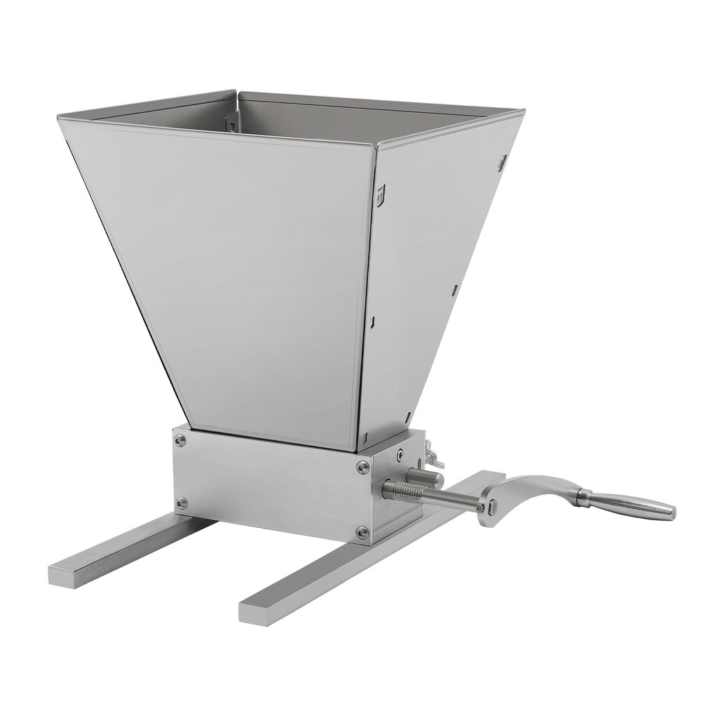 2 Rollers Malt Mill - Adjustable Grain Crusher for Home Brewing