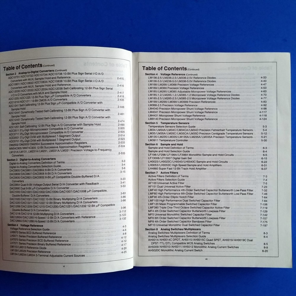 National Semiconductor Data Acquisition Databook Handbook Design Guide App Notes