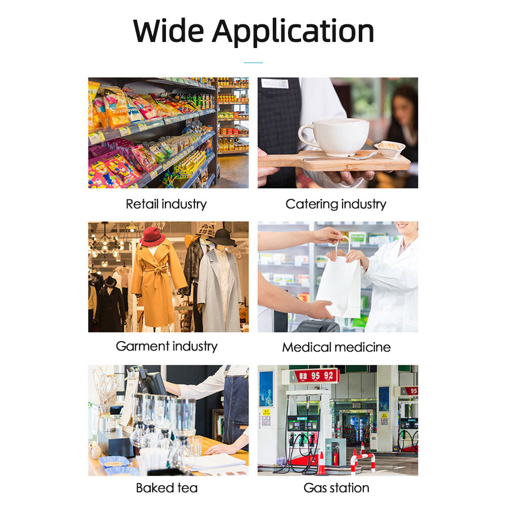 GOOJPRT 58mm Portable BT &USB Thermal Receipt Printer Mini Wireless Printer O7I9