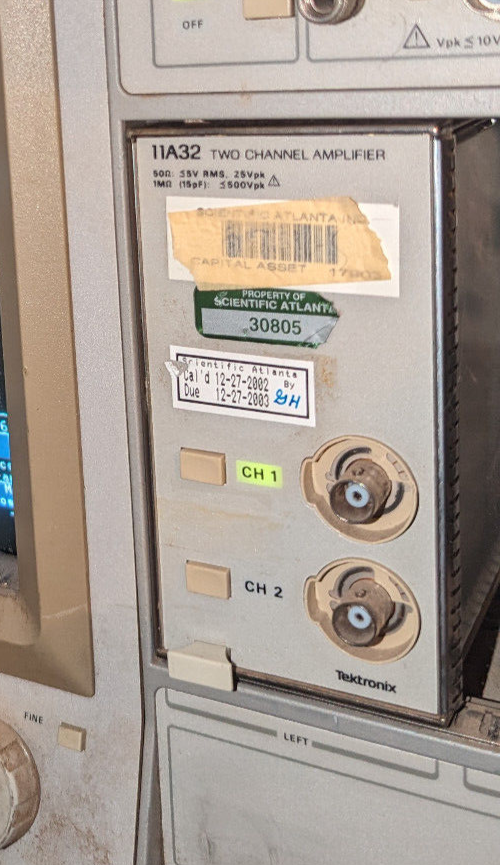 Tektronix 11A32 2 Channel Amplifier Plug-In
