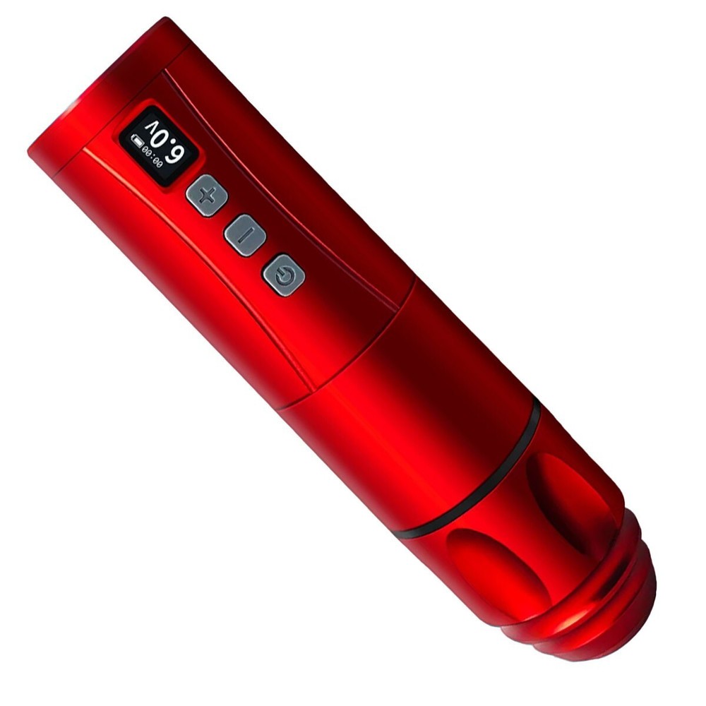 Wireless tattoo machine Bronc Pen V7 (Red)