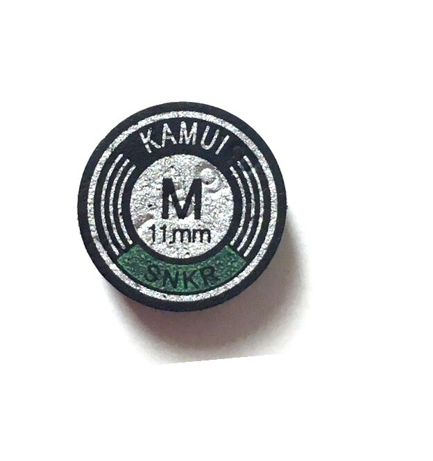 KAMUI Black Medium Snooker 11MM Cue Tip (MEDIUM = M)