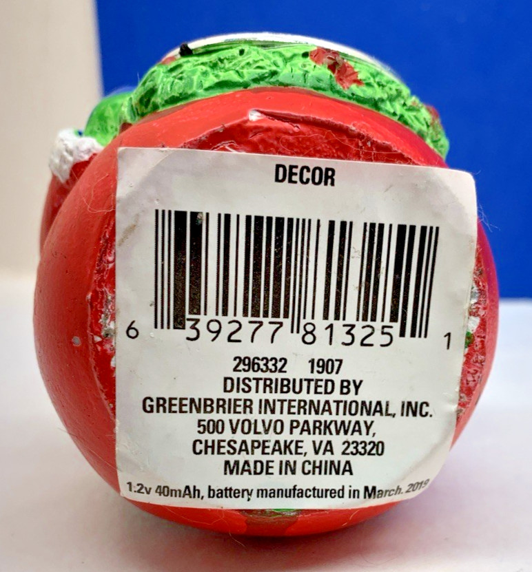 Santa Solar Light - TESTED & WORKS!!!