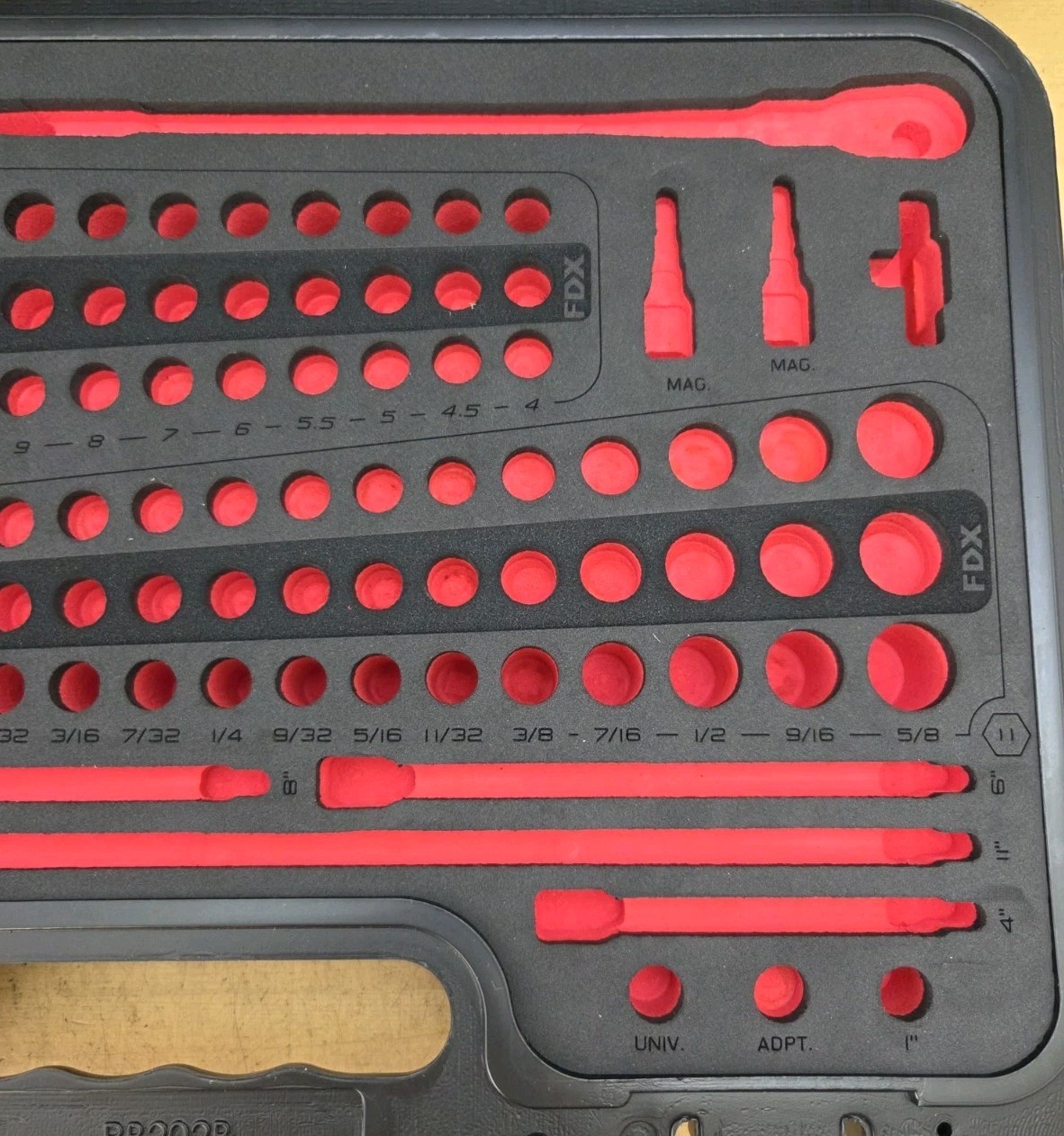 New Snap On Case W/ Foam For 1100TMPBFR - 1/4" Drive General Service SET PB202B