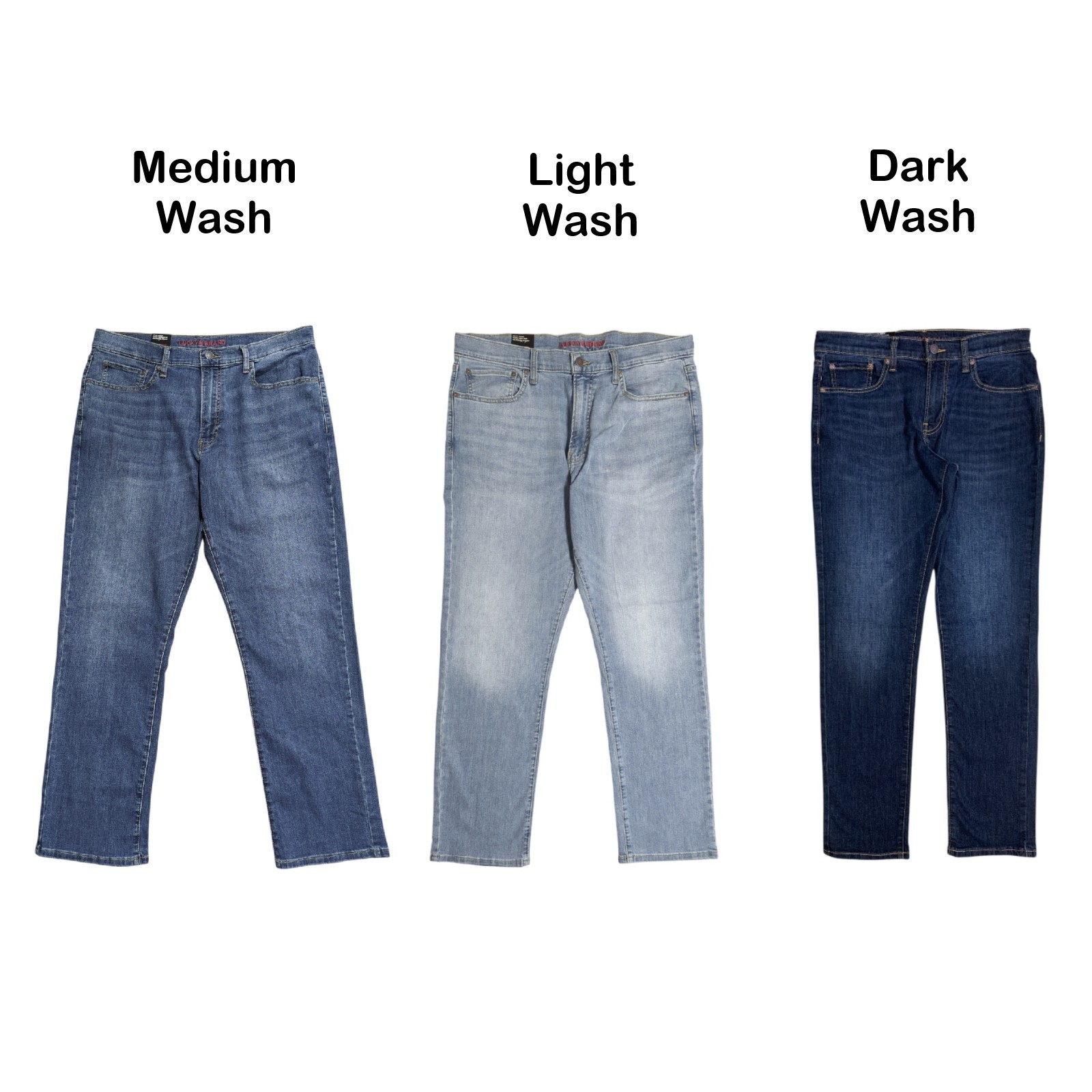 Lucky Brand Men's 410 Athletic Fit Straight Leg 5 Pocket Stretch Denim Jeans