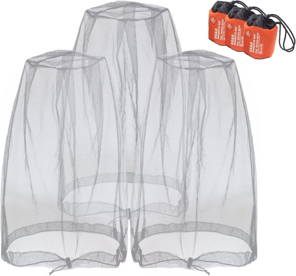 Extra Fine Mesh Bug Netting - Comfortable Face & Neck Protection for Camping
