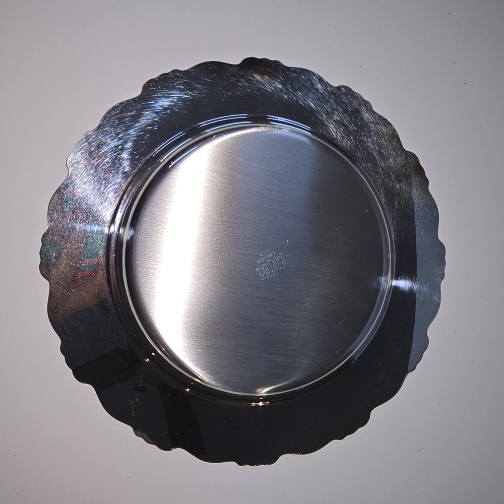 Oneida Royal Provincial Silverplate Cork Lined Wine Champagne Bottle Coaster USA