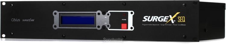 SurgeX SEQ 2U 14 Outlet 20A Power Sequencer