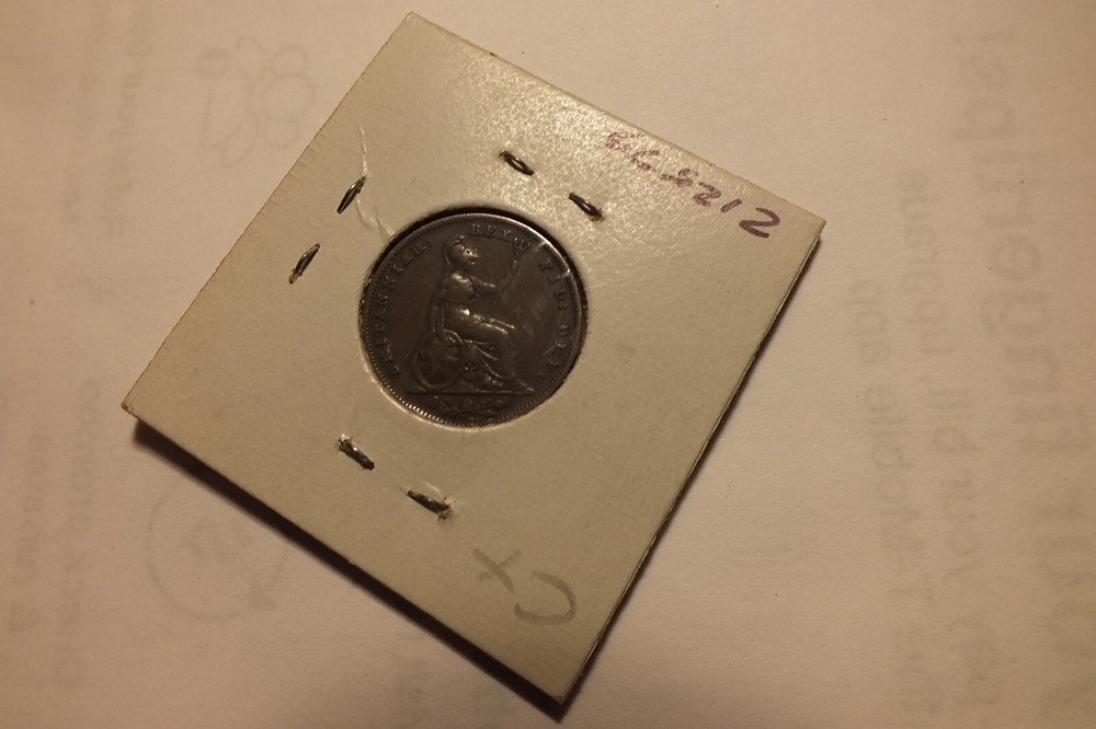 1831 Great Britain Farthing Coin