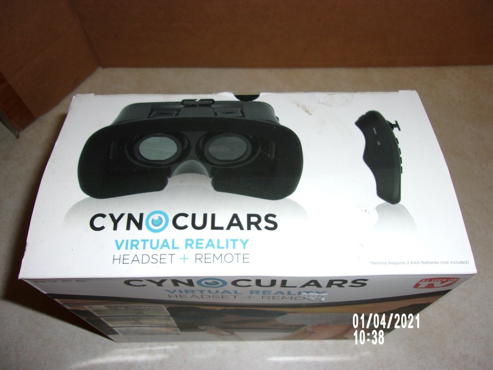 NEW " CYNOCULARS VIRTUAL REALITY VR HEADSET & REMOTE " A MUST !!!
