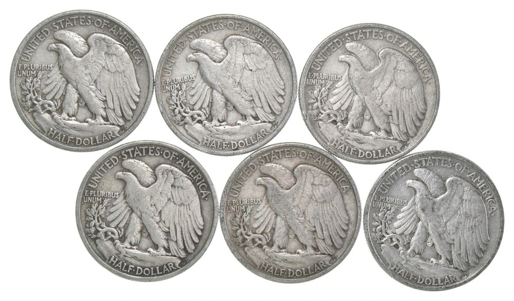 1938 XF Walking Liberty Half Dollar