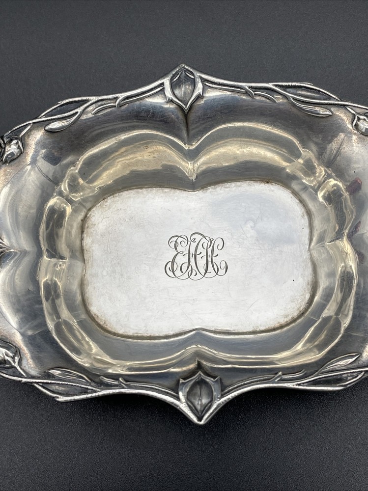 Tiffany Sterling Silver Candy / Nut Dish Blackberry