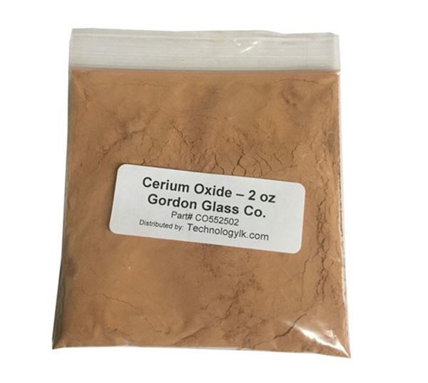 Cerium Oxide High Grade Polishing Powder - 2 oz.