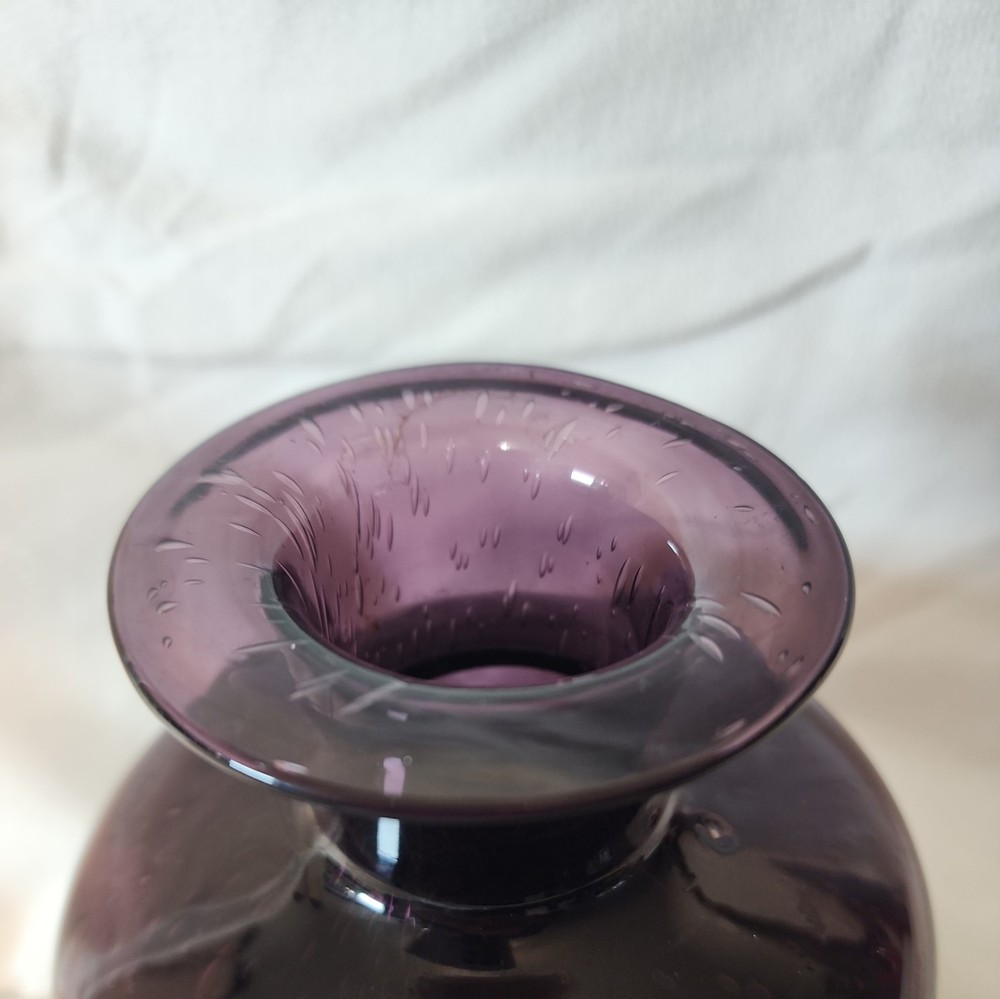 70s Style Purple Glass Reed Diffusers Bottle with 50 Reed Diffuser Sticks