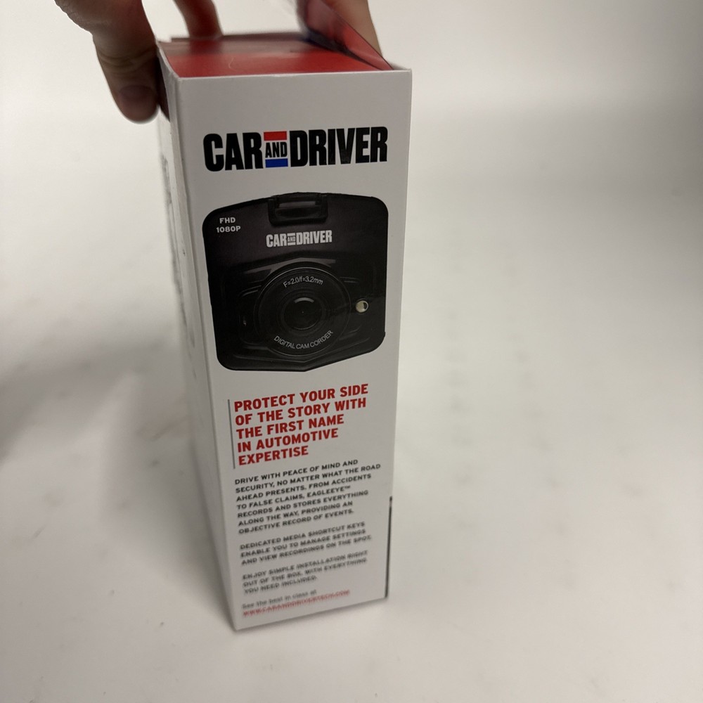 Dashcam - Car and Driver - Eagle eye New Open Box