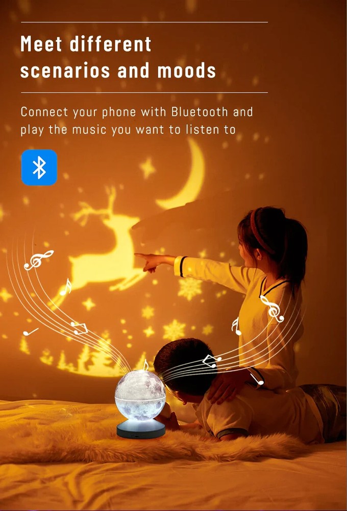 AR Smart Moon Projector Light